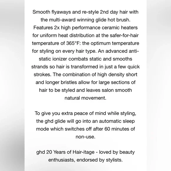 GHD GLIDE SMOOTHING HOT BRUSH - Picture 6 of 7